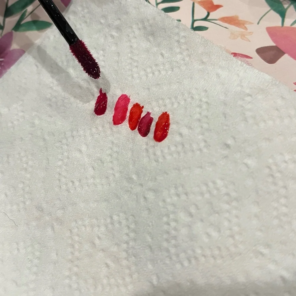 Wine Lip Tints Set of 5 Fun Bright Colors